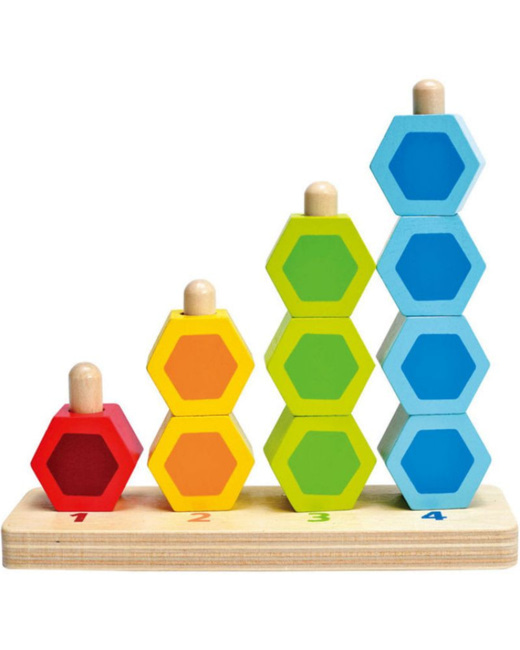 Jeu à empiler perles à compter