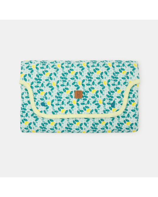 Tapis à langer de voyage citrons naissance