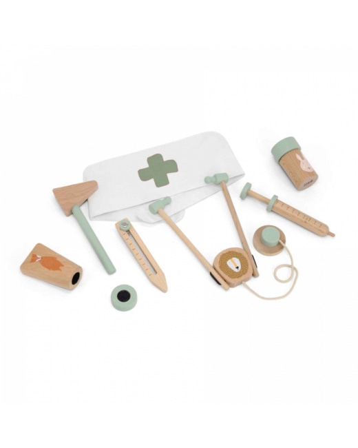 Mallette du docteur en bois