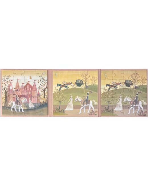 2 puzzles magnétiques princesses