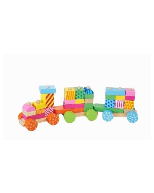 Train en bois Clowns - Biloba