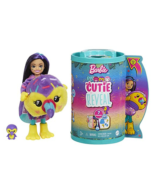 Barbie - Cutie Reveal - Poupée Chelsea - Toucan