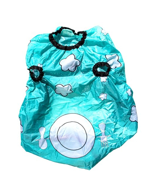 Bavoir intégral couvrant bébé et chaise haute