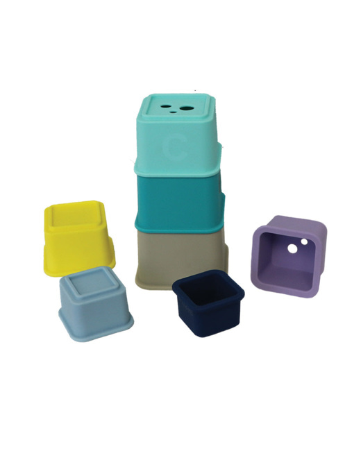 Jouets à empiler en silicone - Stäck