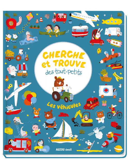 Livre Cherche et trouve des tout-petits - Les véhicules