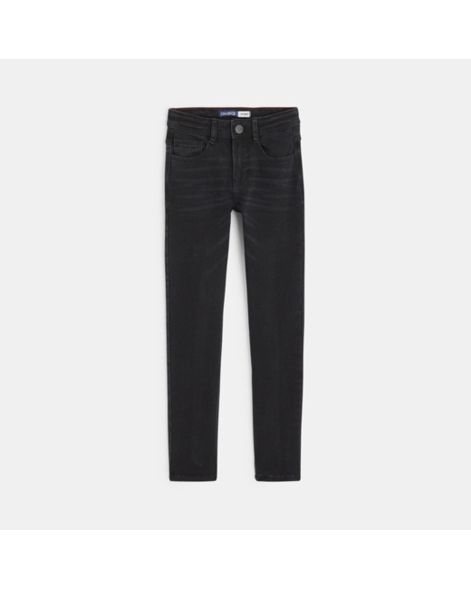 Jean skinny bi-stretch à effet délavé garçon