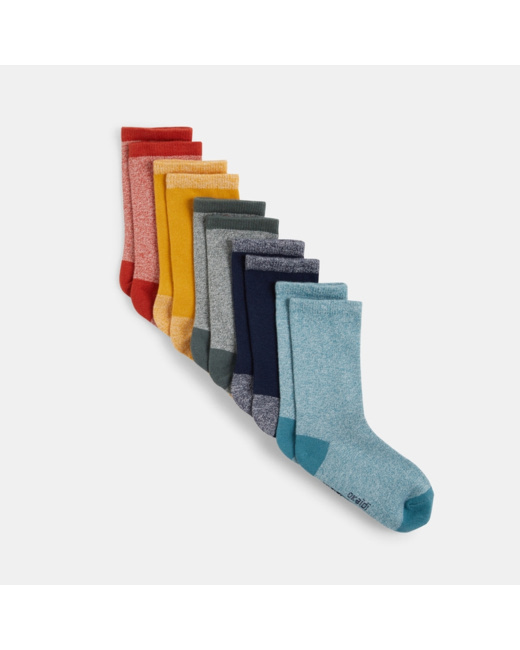 Chaussettes en maille chinée coloré (lot de 5) garçon