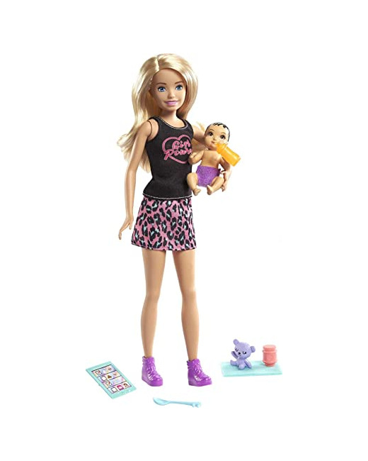 Barbie Skipper Babysitters - poupée blonde