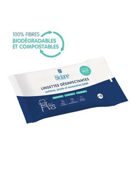Lingettes désinfectantes x12