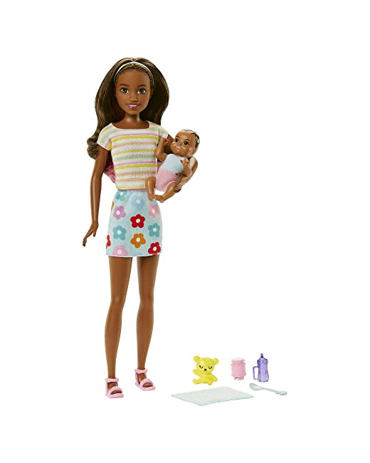 Barbie Skipper Babysitters - baby-sitter brune