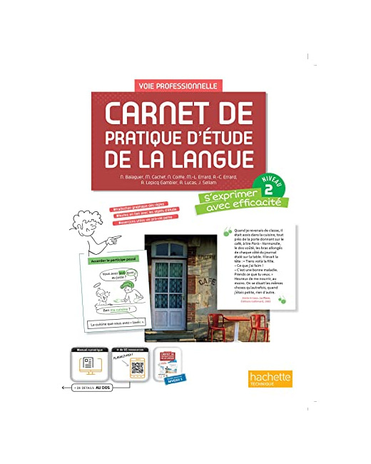 Carnet de pratique d'étude de la langue voie professionnelle - niveau 2 - Livre élève - éd. 2023