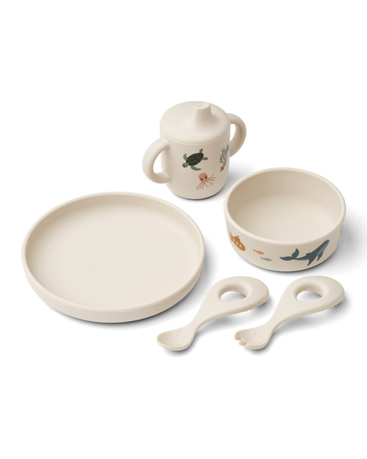 Coffret repas imprimé Ryle Sea creature / Sandy