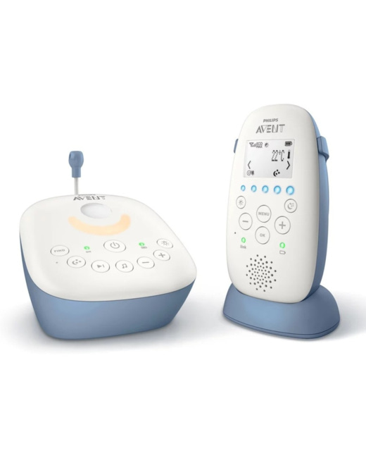 Babyphone audio dect lcd projecteur scd735/26