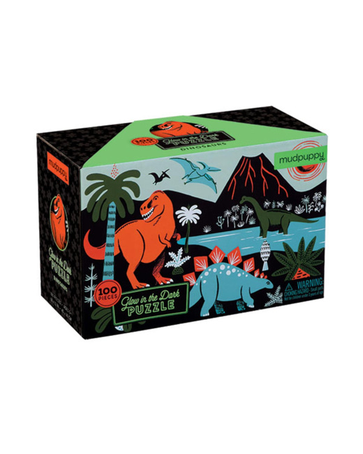 Puzzle phosphorescent Dinosaures 100 pièces
