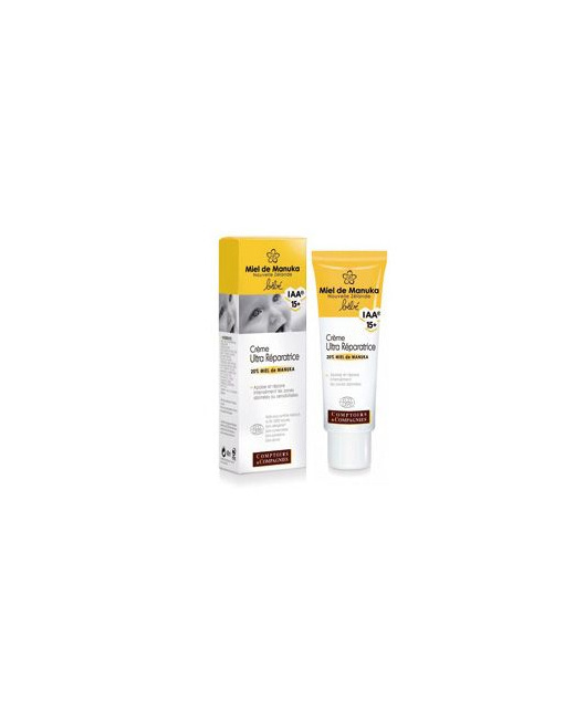 Crème Ultra Réparatrice Bébé Bio 20% MIEL DE MANUKA IAA®15+