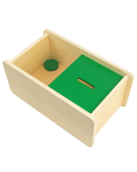 Boite avec passage pour palet