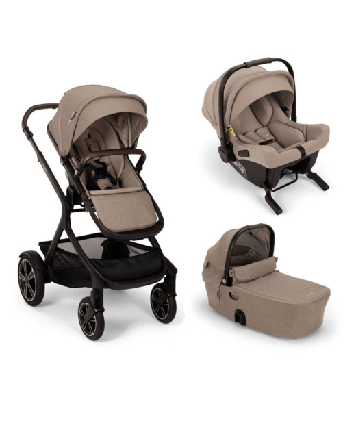 Poussette trio demi next + siège auto pipa urbn + nacelle demi next 