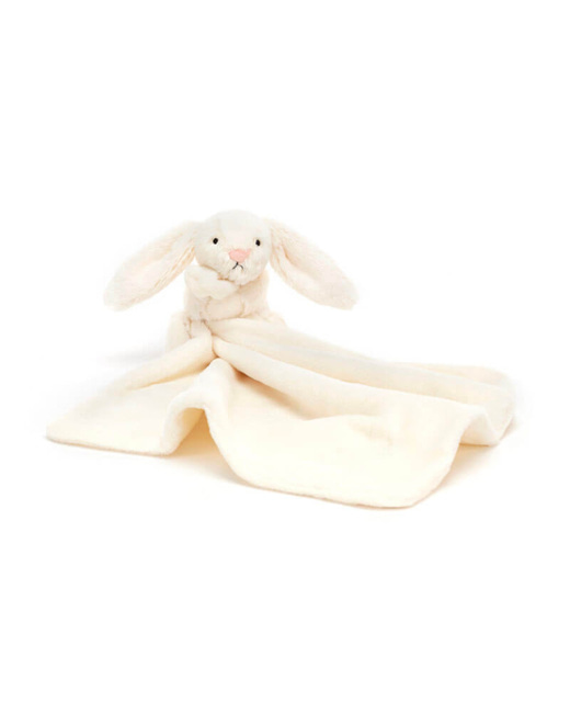 Peluche lapin avec doudou Bashful Cream Bunny Soother