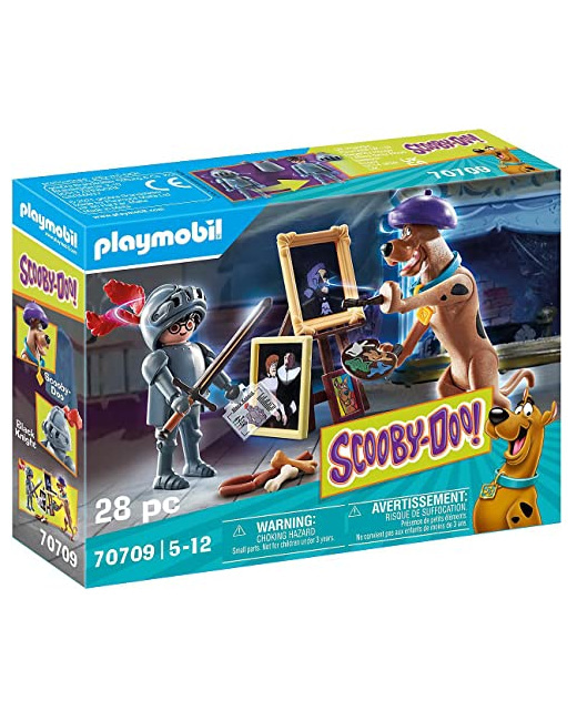 Playmobil Scooby-Doo! - Scooby-Doo avec chevalier noir