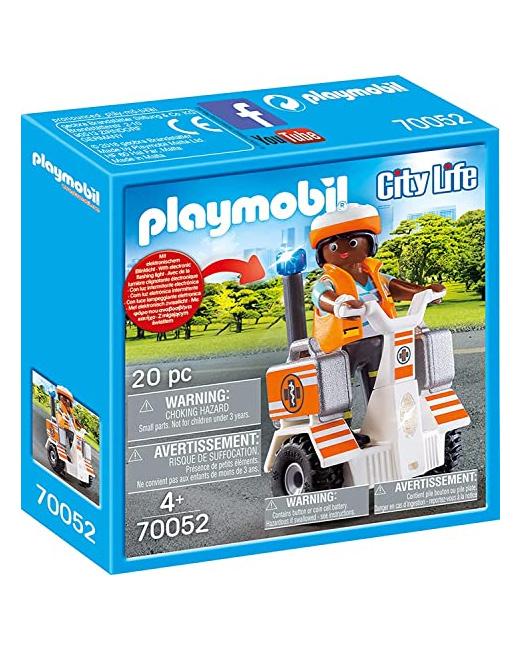 Playmobil City Life - Secouriste et gyropode