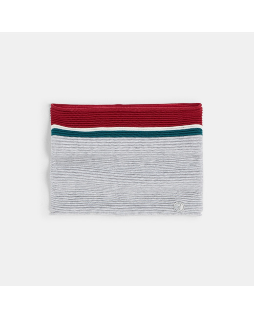 Snood rayé gris fille