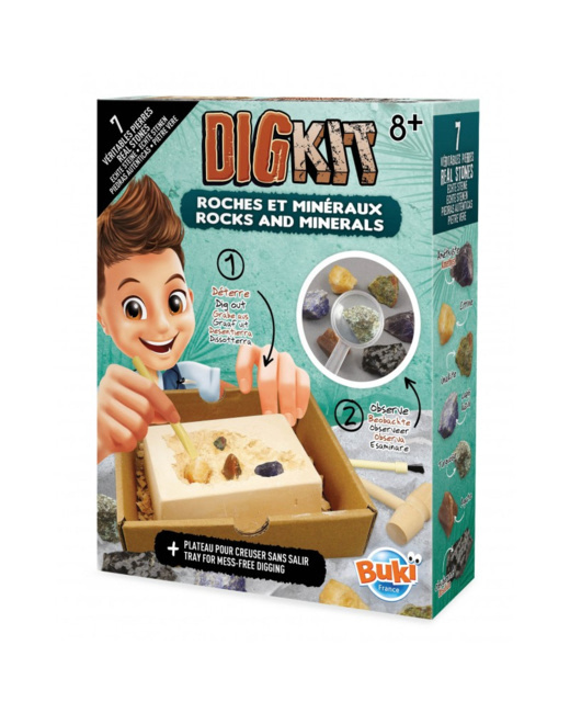 Dig kit - roches et minéraux