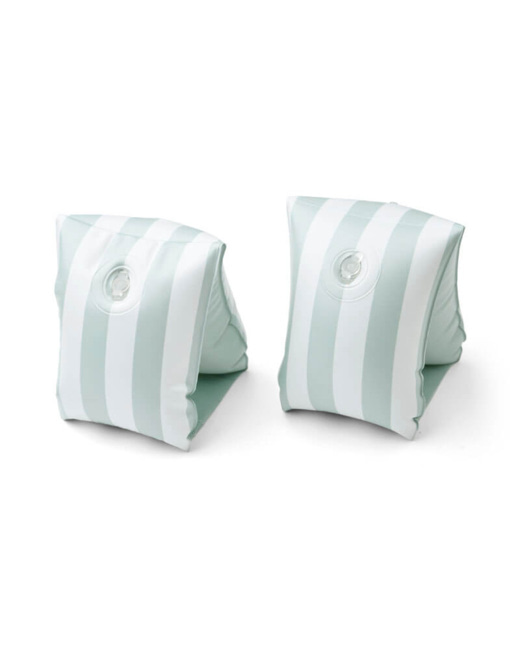 Brassards de natation Shirley 0/15kg - Stripe Dusty mint / Creme
