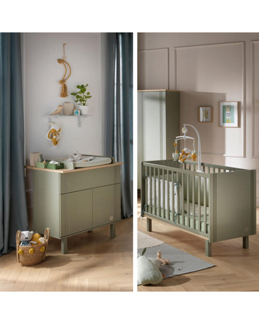 Chambre Duo Lit Commode Eleonore