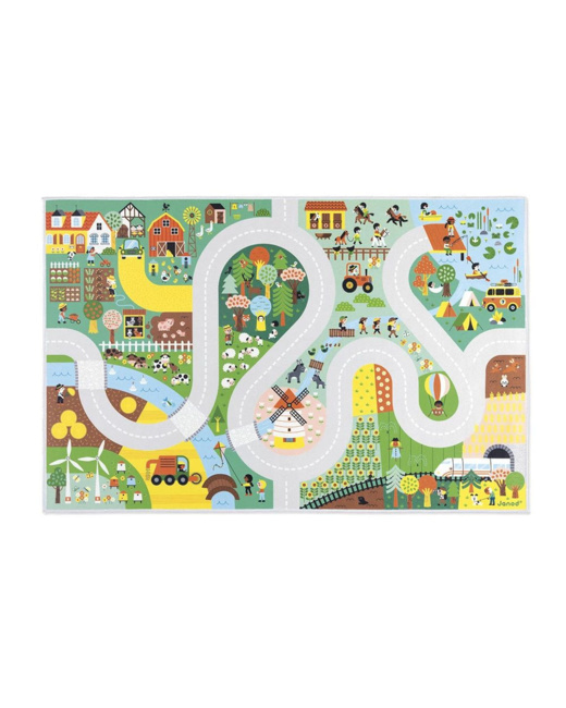 Tapis de jeu avec circuit cross roads Campagne