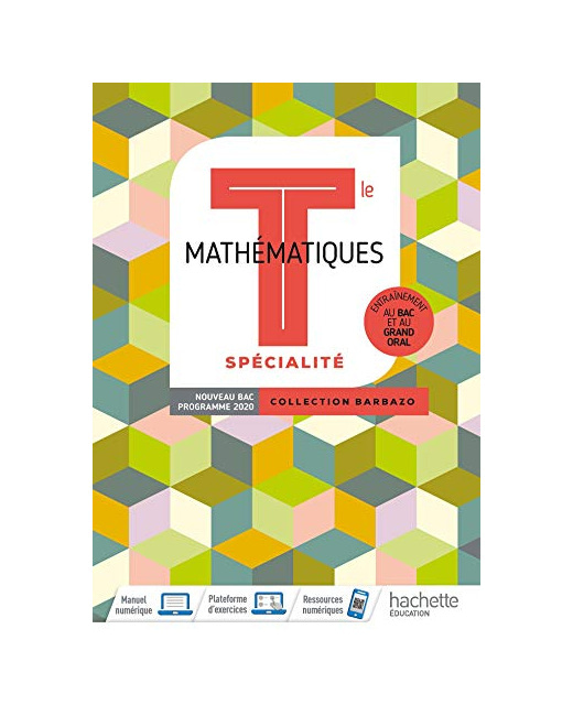 Barbazo Mathématiques Spécialité terminales - Livre élève - Ed. 2020