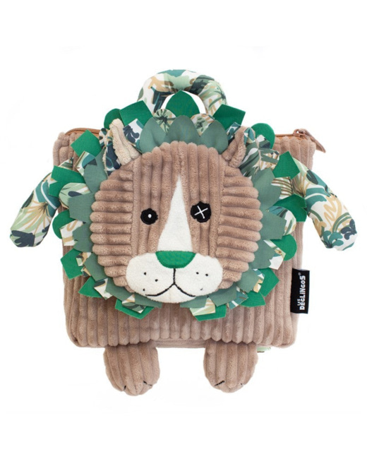 Sac à dos velours Jelekros le lion
