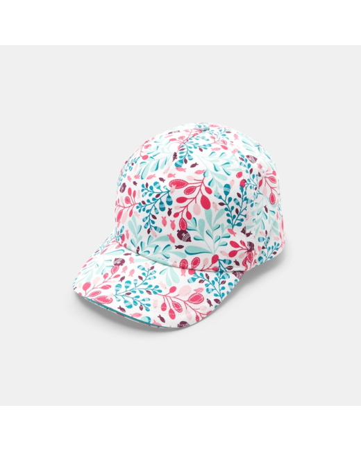 Casquette en toile imprimée fille