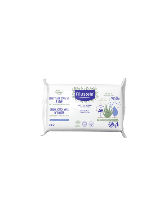 Lingettes de Coton Bio à l'Eau
