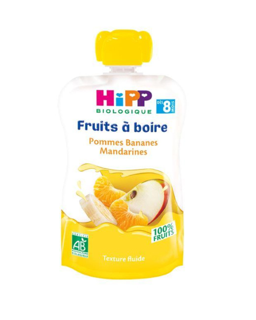 Gourde Pommes Bananes Mandarines - dès 8 mois