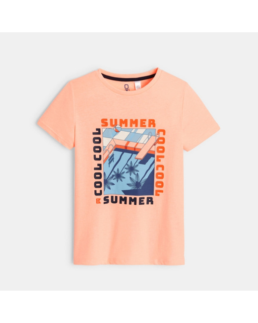T-shirt à motif orange garçon