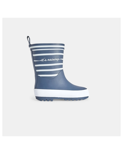 Bottes de pluie rayées