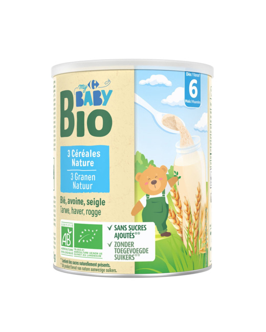 Céréales bébé bio nature