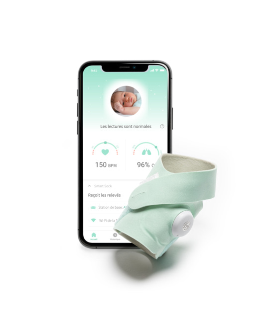 Owlet Smart Sock 3 - Système de surveillance intelligent pour bébé