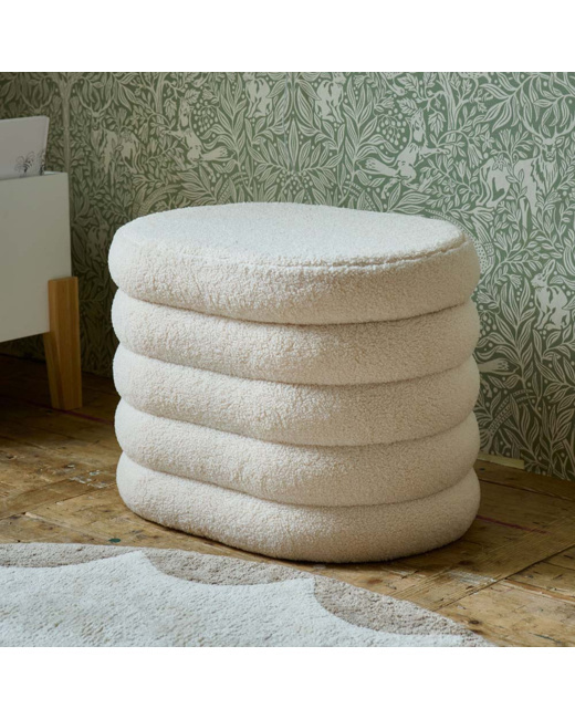 Pouf de rangement Ted