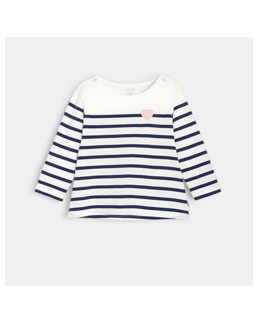 T-shirt marinière rayé coton bio