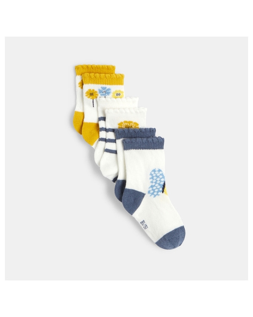 Chaussettes bords festonnés (lot de 3)