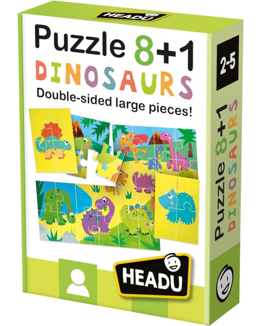 Puzzle 8+1 Dinosaures