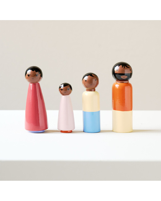Figurines pour maison de poupées Ma Petite Famille Plumeria