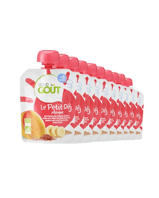 Mon Pack Petit Déj bio 10 gourdes