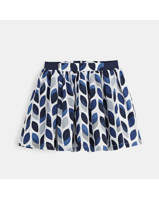 Jupe évasée bleue fille