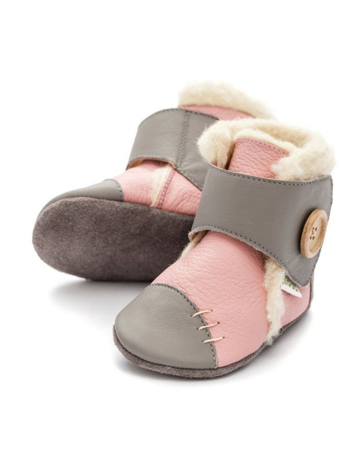 Bottines en cuir fourré Snowflake