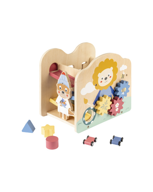 Cube de motricité en bois