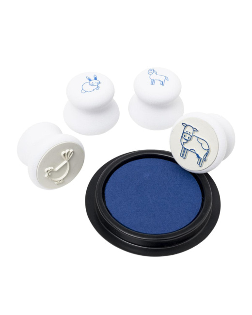 4 gros tampons animaux 