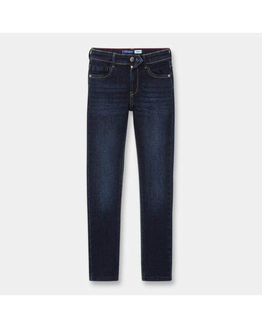 Jean skinny hyper-stretch bleu garçon