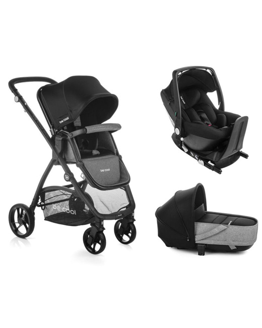 Trio Poussette Slide + Nacelle Crib + Coque One